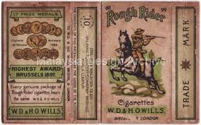 Packaging Rough Rider Cigarettes Rough Riders Rider Rough