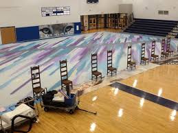 Painted For A South Carolina Guard 2014 Winter Guard Color Guard Floor Design