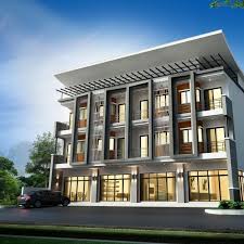 อาคารพาณ ชย สวยๆ สไตล โมเด ร น 3 ช น หน ากว าง 4 6 เมตรล ก 25 ม ขาย อาคารพาณ ชย สถาป ตยกรรมสม ยใหม บ านโมเด ร น สถาป ตยกรรมบ าน