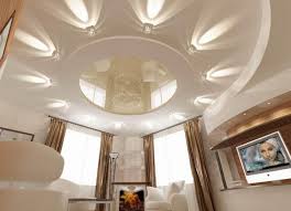 Fixing plasterboard to your ceiling is a serious undertaking, but still well within the reach of an average diy enthusiast. Beautiful Ceilings From Plasterboard In The Hall Photo And 4 Advantages