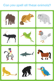 Kids Learn The Names Of Different Animals As Well As Learn How To Spell Animal Names Visit Us At Apps Eddypaddy Spelling For Kids Learning Apps Kids Learning