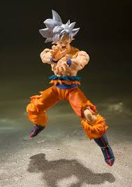 Does this figure look like ultra instinct goku from the dbs anime or manga? Son Goku Ultra Instinct Action Figure S H Figuarts Dragon Ball Super 14 Cm Blacksbricks
