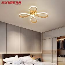 Gold Ceiling Lights Fixtures Bathroom Light Ceiling Lamp For Living Room Kids Bedroom Creative Modern Led Dimmable Plafonnier Ceiling Lights Aliexpress