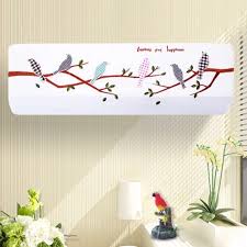 Durable cover is lightweight, mildew resistant, and totally weatherproof. Indoor Air Conditioner Cover 1 5p Wall Mounted Decorative Hood Embroidery 80x20 86x20 92x18cm Birds Wall Mount Wall Mount Air Conditionerbirds Birds Aliexpress
