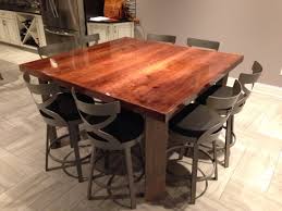 Black Cherry Table Top With Gray Oak Legs Dinning Table Table Grey Oak