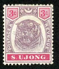 Big Blue 1840 1940 Malaya States Old Stamps Rare Stamps Stamp