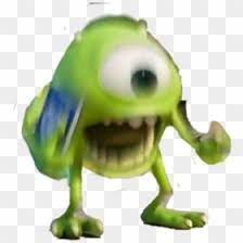 Mike Wazowski Etiqueta Engomada De Whatsapp Hd Png Descargar Mike Wazowski Png Png Monsters Inc University Stickers