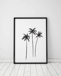 Black And White Palm Tree Artwork Palm Tree Print Abstract Printable Palm Print Minimal Modern Etsy In 2020 Palm Tree Drawing Palm Tree Artwork Tropical Wall Art