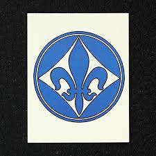 Es leitet sich von dem alten wappen des ortsteiles lichtenberg ab und versinnbildlicht das schloss lichtenberg, das wahrzeichen der gemeinde. Sv Darmstadt 98 Wappen Panini Sticker Nr 87 Fussball 79 Sticker Worldwide