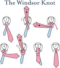 It's a very versatile knot, appropriate for all occasions, and goes well with nearly every collar type, except narrow collars. Types Of Tie Knots How To Tie A Bow Tie Windsor And Half Windsor Knot And Four In Hand Tie Knots Types Of Tie Knots Windsor Knot