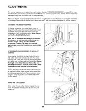 weider 1120 exercise chart