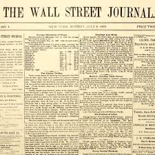 wall street journal คือ stock