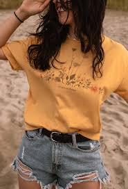With every purchase, we donate 10% of profits to mental health america, an organization dedicated to addressing the needs of those with mental illness and overall. Print Shirt No Rain No Flowers In Gelb Cyroline