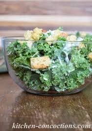 Kale Salad With Creamy Anchovy Dressing This Kale Caesar Salad Recipe With Homemade Caesar Dressing Is Easy Kale Salad Caesar Salad Recipe Kale Caesar Salad