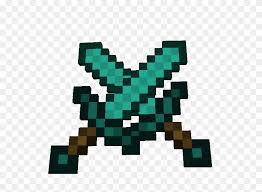 A sword is made from one of six materials, in order of increasing quality and expense: Minecraft Transparent Diamond Sword Minecraft Diamond Sword Crossed Clipart 4106889 Pinclipart