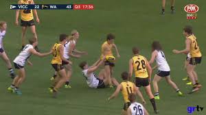 Starcevich is the nephew of brisbane afl women's coach craig starcevich. 2017 Afl Draft Prospects Brandon Starcevich Afl News Zero Hanger