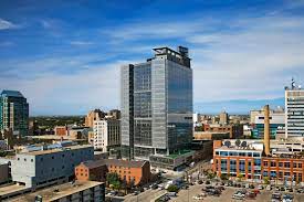 Manitoba is a province at the longitudinal centre of canada. Manitoba Hydro Place Transsolar Klimaengineering