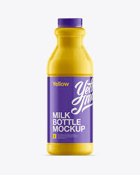 Download Plastic Bottle For Dairy Products Mockup Packaging Mockups Freepik Bottle Mockups Psd Template PSD Mockup Templates