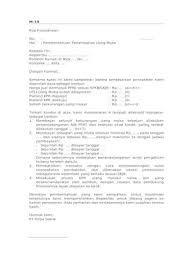 Contoh surat tanda terima dp rumah. Form Mkt19 Surat Penambahan Dp Doc Document