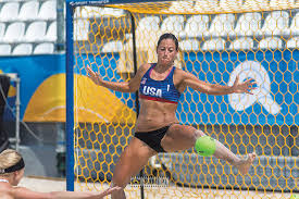 Norway's women's beach handball team was fined by the european. Beach Handball Draws Line In Hermosa Beach Sand Easy Reader News