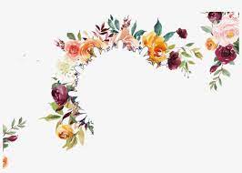 Download Free Frame With Watercolor Pink Magnolia Png Watercolor Flower Border Png Transparent Png 1024x681 Free Download On Nicepng