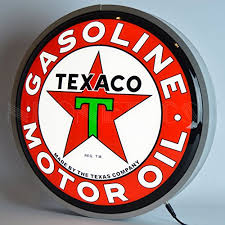 Large 1937 texaco gas oil service station porcelain advertising 6ft. 6 Vintage Texaco Signs For A Retro Redesign The Old Timey