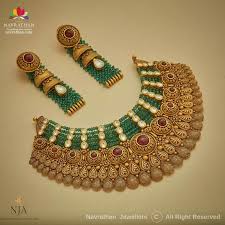 Since 1954 Navrathan Jewellers Has Wowed Its Patrons With Breath Taking Designs In Diam Antique Gold Jewelry Indian Bridal Gold Jewellery Antique Gold Jewelry