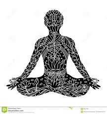Lotus Pose With Mudra Hands Yoga Position Posture Hand Drawn Stock Vector Illustration Of Beautiful Holistic 89297802 Lotus Pose How To Draw Hands Poses