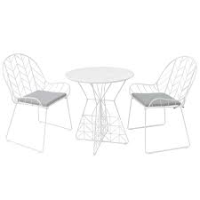 Marquee Modern Steel Bistro Setting With Grey Cushion Bunnings Warehouse Grey Cushions Coffee Table Bistro Set