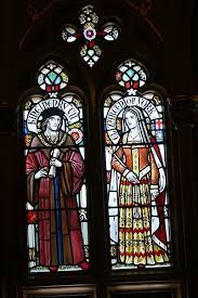 A Gothic Revival Stained Glass Window Of Henry Vii And Elizabeth Of York In Cardiff Castle Cathedral Photo B Elizabeth Of York Wars Of The Roses Stained Glass