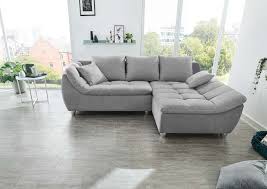 Wohnlandschaft Genua Mittelgrau Grau 30 Rabatt 250cm Breit Polstergarnituren Ecksofa Ecksofas Sofa