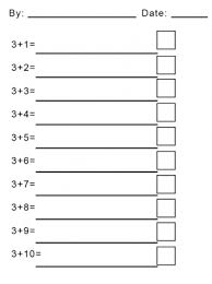 Adding By Threes Printable Worksheets Printable Math Worksheets Math Worksheets Worksheets