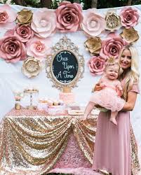 First Birthday Theme Ideas For Girls Once Upon A Time 1st Birthday Party Idea Flower Backdrop Birthday Dessert Table Baby Girl Birthday Theme 1st Birthday Party For Girls Girl Birthday Themes