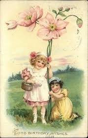 Risultati Immagini Per Cartoline Buon Compleanno Vintage Vintage Postcards Valentine Postcards Birthday Postcards