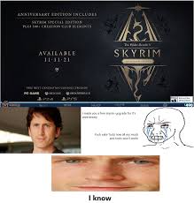 Skyrim anniversary edition will be available for the pc, xbox one, xbox series s and x, as well as the playstation 4 on november 11th, 2021, exactly 10 years after the game. Lfqcoedcifvyrm