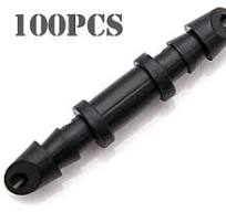 Mini Skater 5mm (Dia) Double Barbed Hard Plastic Water Hose Straight  Connector Fitting, Micro Drip Irrigation Systems Quick Connect Hose  Sprinkler ...