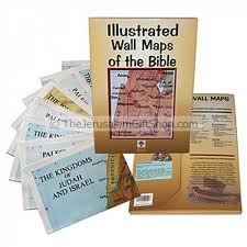 Illustrated Wall Maps Of The Bible