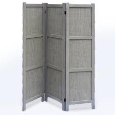 Oceantailer Dba Homeroot Mariana 5 58 Ft Gray 3 Panel Screen Divider In 2020 Raumteiler Raumteiler Ideen Hangende Raumteiler