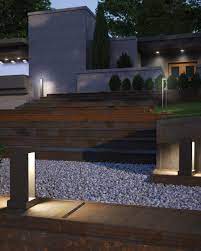 Create Modern Curb Appeal With Our Syntra Led Path Light By Tech Lighting These Modern Path Lig Outdoor Path Lighting Modern Outdoor Lighting Outdoor Lighting