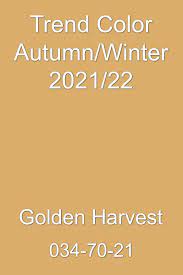 Golden Harvest Aw21 Trends Color Wgsn Color Trends Fashion Color Trends Golden Harvest