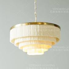 Five Tier Fringe Chandelier Colorful Gold Chandelier Lighting Girls Room Bedroom Wedding Cotton Thread Line Indoor Hanging Light Chandeliers Aliexpress
