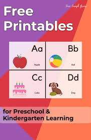 free printables for preschool and kindergarten learning