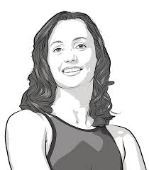 Rebecca Soni Portrait Illustration by Max Hancock
