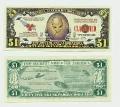You will need to foucus and concentrate on the word one on the reverse side of the one dollar bill , the one.in the middle. Alien 51 Dollar Bill Coin Talk
