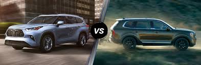 We compare its dimensions and engine specs to the ford explorer, honda pilot, hyundai palisade, toyota highlander and subaru ascent. 2020 Toyota Highlander Vs 2020 Kia Telluride
