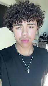 Marcus Johnson outside with Dog