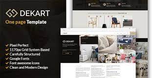 This template uses an out of the box design to make it stand unique in this pack of free home builder website templates. Dekart Home Decor Psd Template By S29ro Themeforest