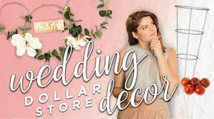 There are so many wonderful tricks to help you achieve a day that is uniquely yours, without carrying loads of debt into your new life. Dollar Store Wedding Decor Friggin Gorg Youtube