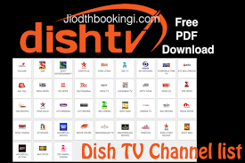 Dish Tv Channel List 2018 With Price In Pdf Download Now