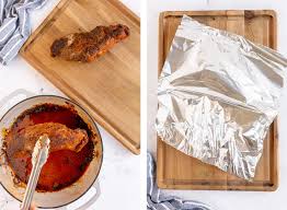 Which side of the aluminum foil is supposed to be facing outwards when cooking? Southwestern Pork Tenderloin Quick Cooking Valerie S Kitchen